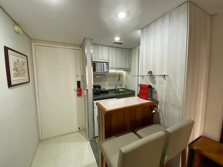 Studio Moema QI Ibirapuera com garagem e serviços