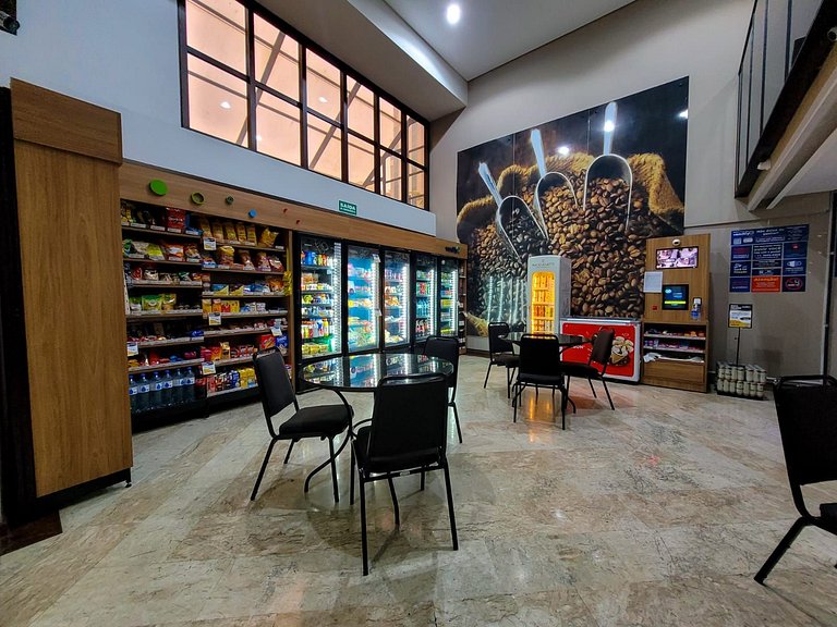 Estúdio QI Ibirapuera cozinha compacta e limpeza diária UH20