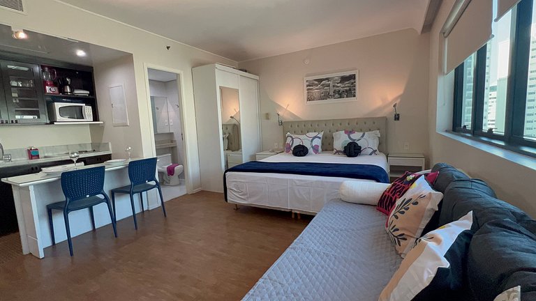 Flat em Hotel Av. Ibirapuera 2534 c/ estacionamento UH1301