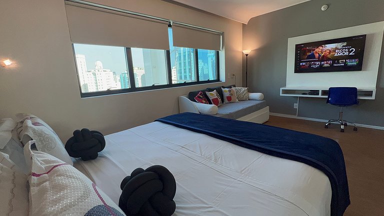 Flat Av. Ibirapuera 2534 c/ estacionamento UH1301