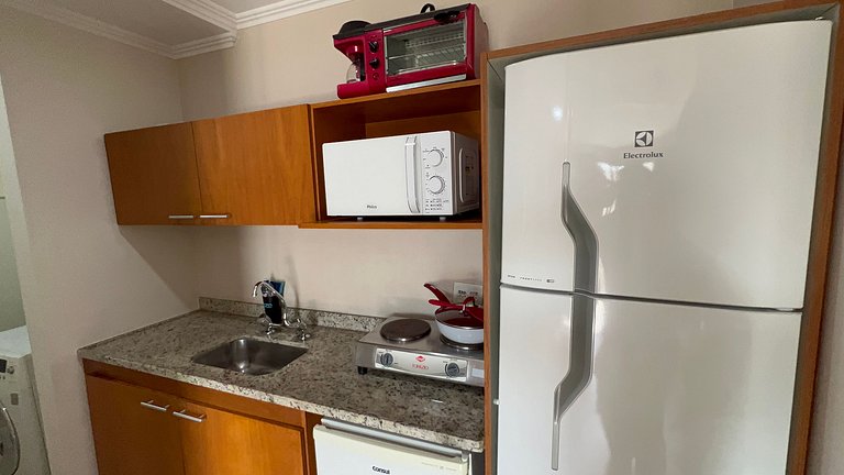 Flat Vila Olímpia com 2 dormitórios e garagem