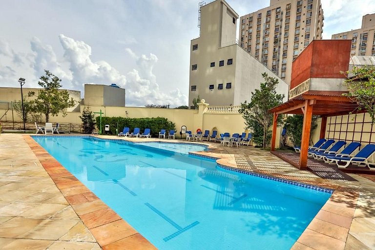 Flat Vila Olímpia com 2 dormitórios e garagem