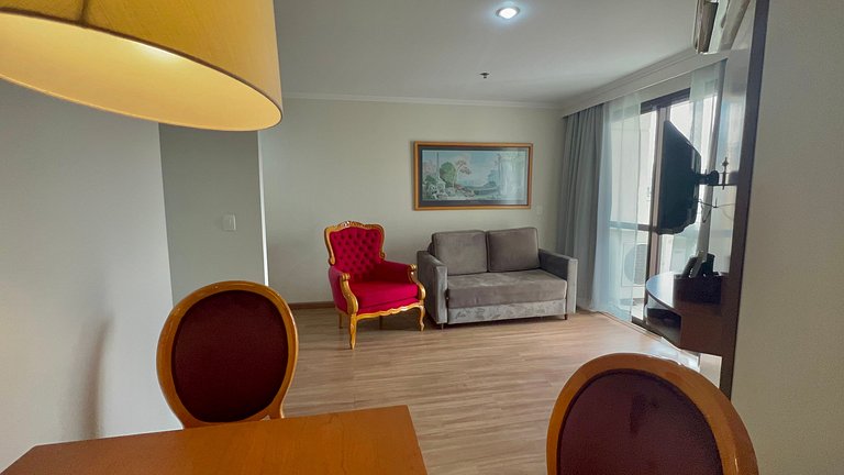 Flat Vila Olímpia com 2 dormitórios e garagem