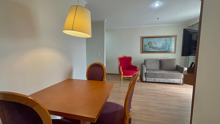 Flat Vila Olímpia com 2 dormitórios e garagem