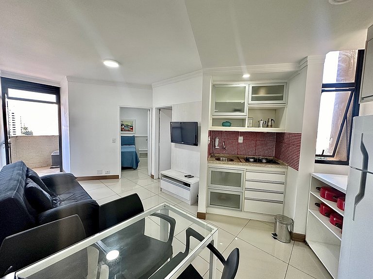 Apartamento Moema, garagem e internet