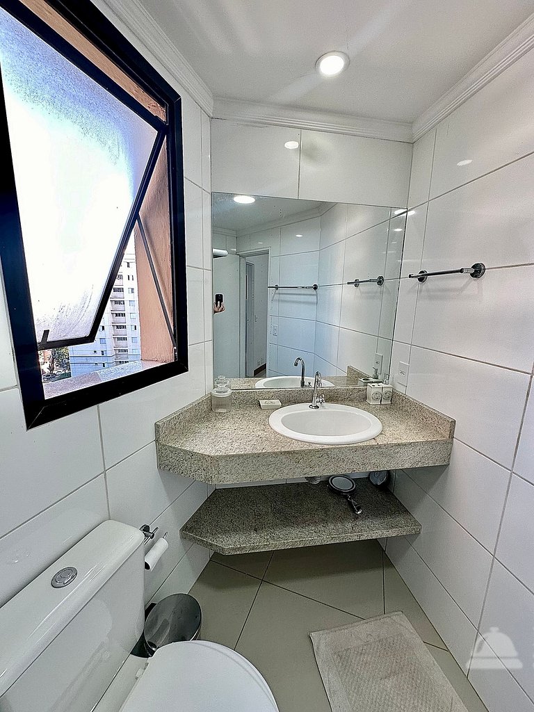 Apartamento Moema, garagem e internet