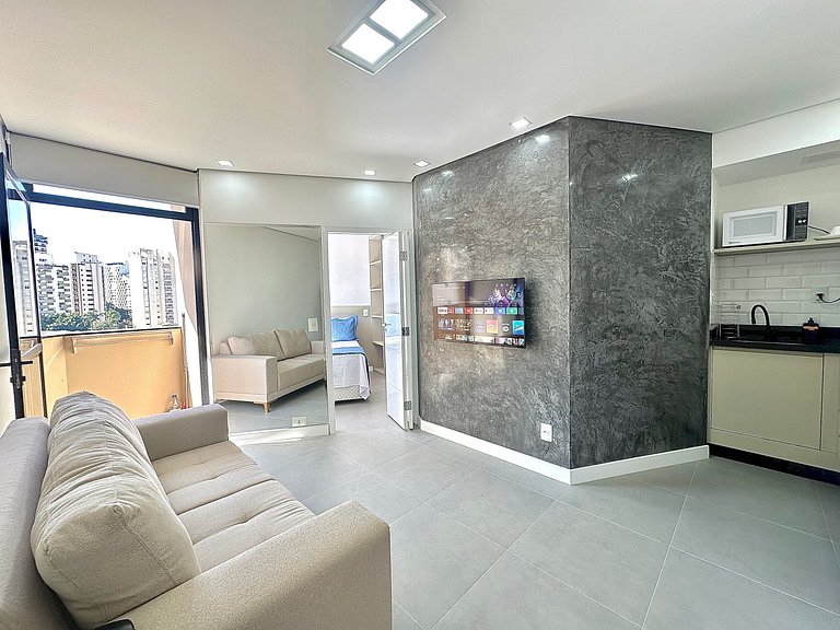 Apartamento Internet Rápida lado Shopping Ibirapuera