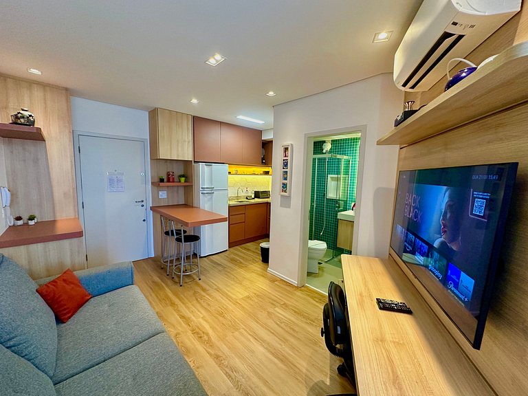 Moema Studium - Garagem - Metrô - Shopping -UH1207