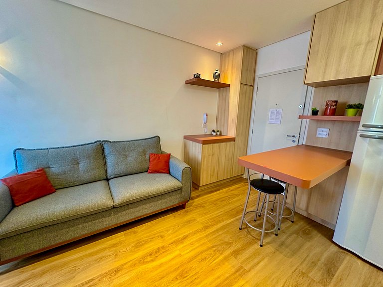 Moema Studium - Garagem - Metrô - Shopping -UH1207