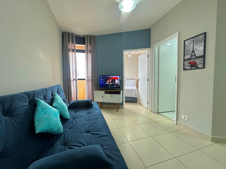 Flat Moema garagem internet Shopping Ibirapuera - UH1111