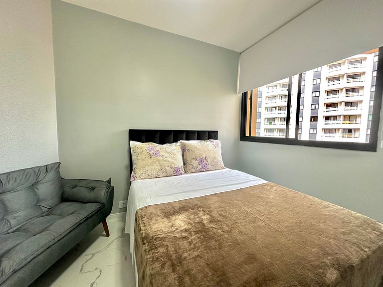 Moema Studium reformado c/ garagem Internet Expo