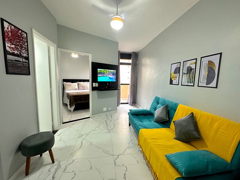 Studio decorado c/ garagem - Metrô