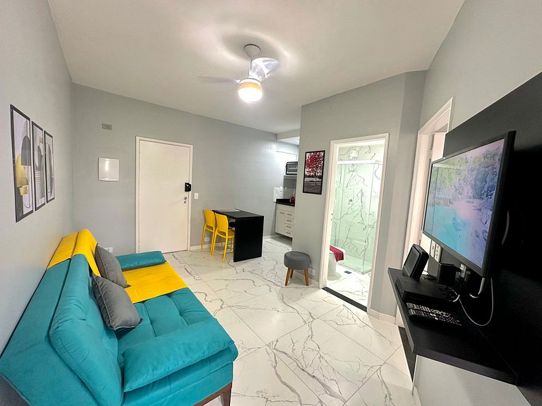 Moema Studium reformado c/ garagem Internet Expo