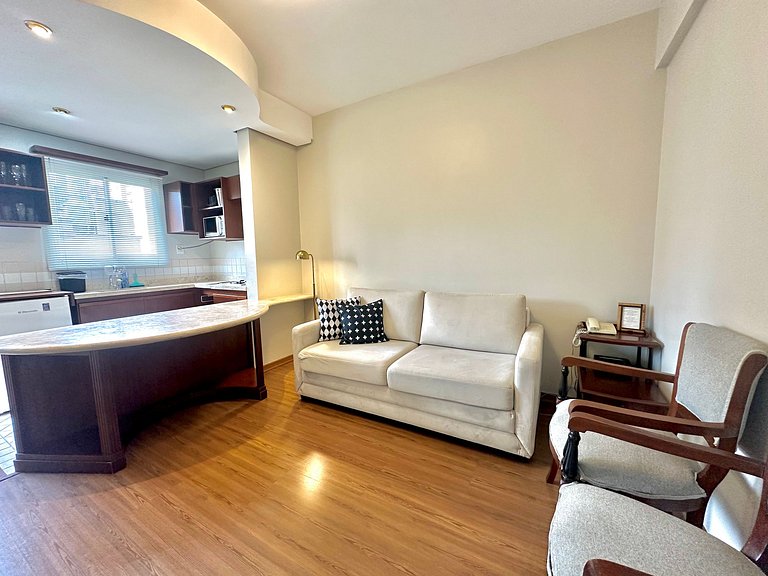 Flat Funchal JK Vila Olímpia Limpeza Diária