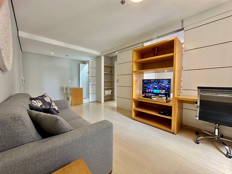 Flat Times Square Moema, Metrô e Airport Congonhas