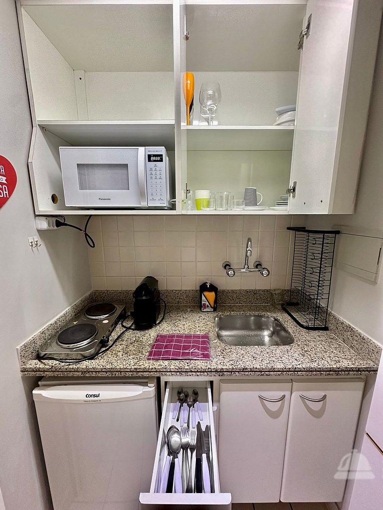 Flat Times Square Moema, Metrô e Airport Congonhas