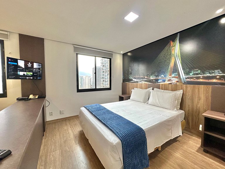 Luxo e Conforto 2 Suítes Times Square Jamaris 100