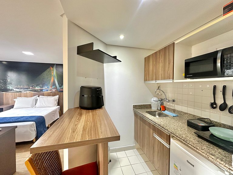 Luxo e Conforto 2 Suítes Times Square Jamaris 100