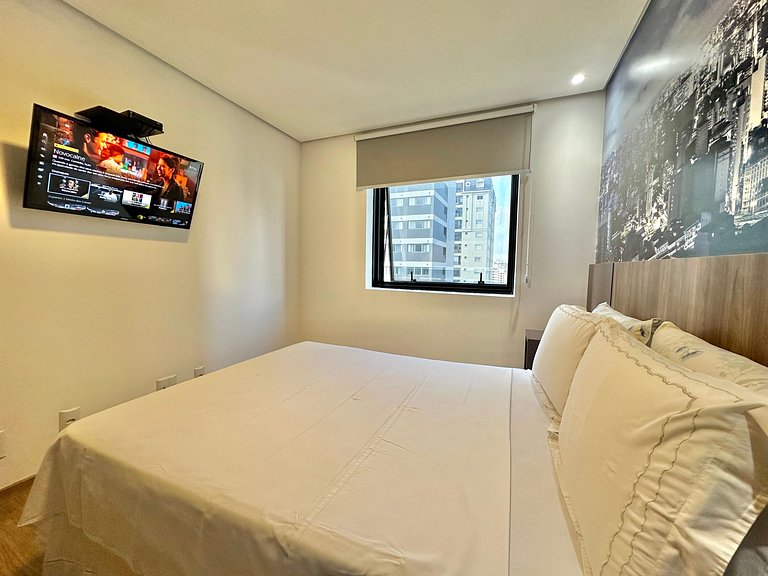 Luxo e Conforto 2 Suítes Times Square Jamaris 100