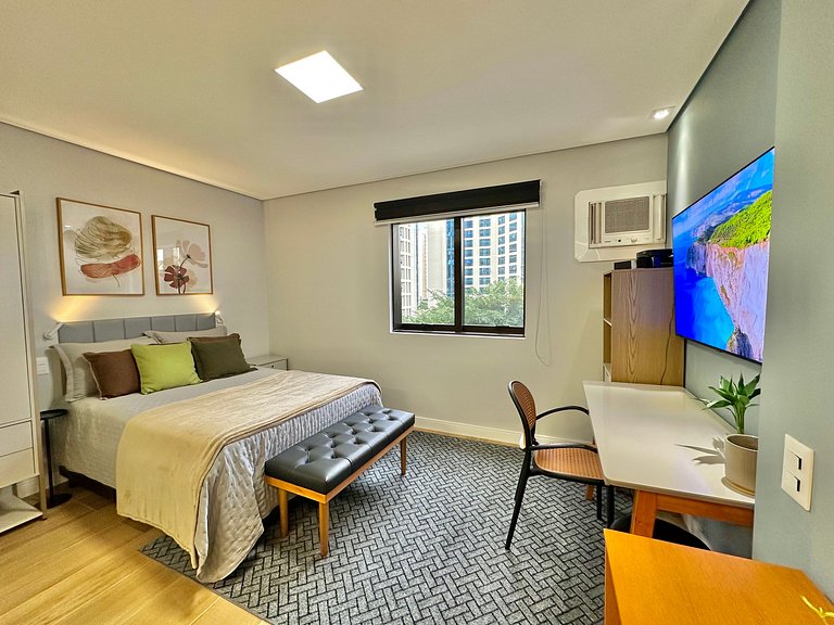 Flat Sofisticado em Moema: Perto do Ibirapuera e Metrô