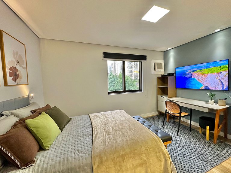 Flat Sofisticado em Moema: Perto do Ibirapuera e Metrô