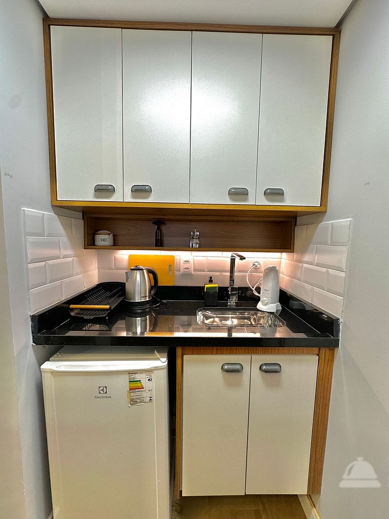 Flat sofisticado em Moema a 5 min. estação metrô e vaga de g