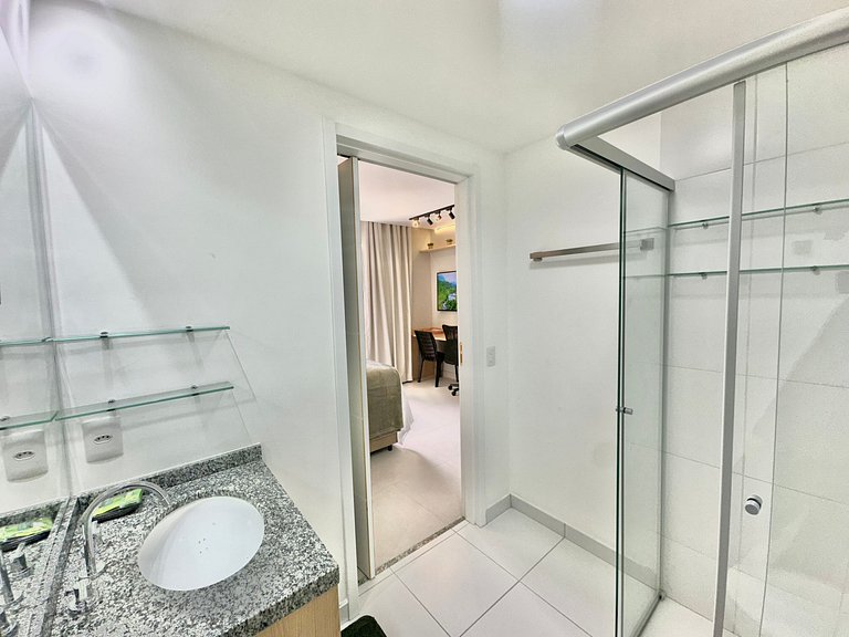 Studio reformado decorado Campo Belo UH 104