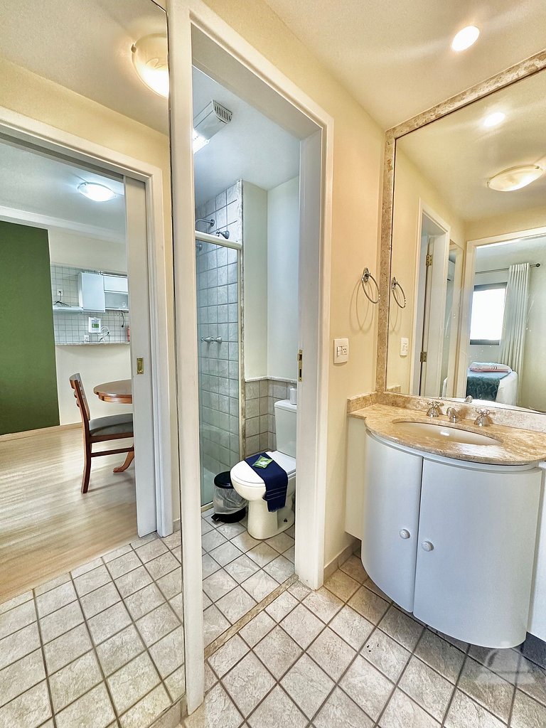 Flat residencial completo com garagem - UH 93