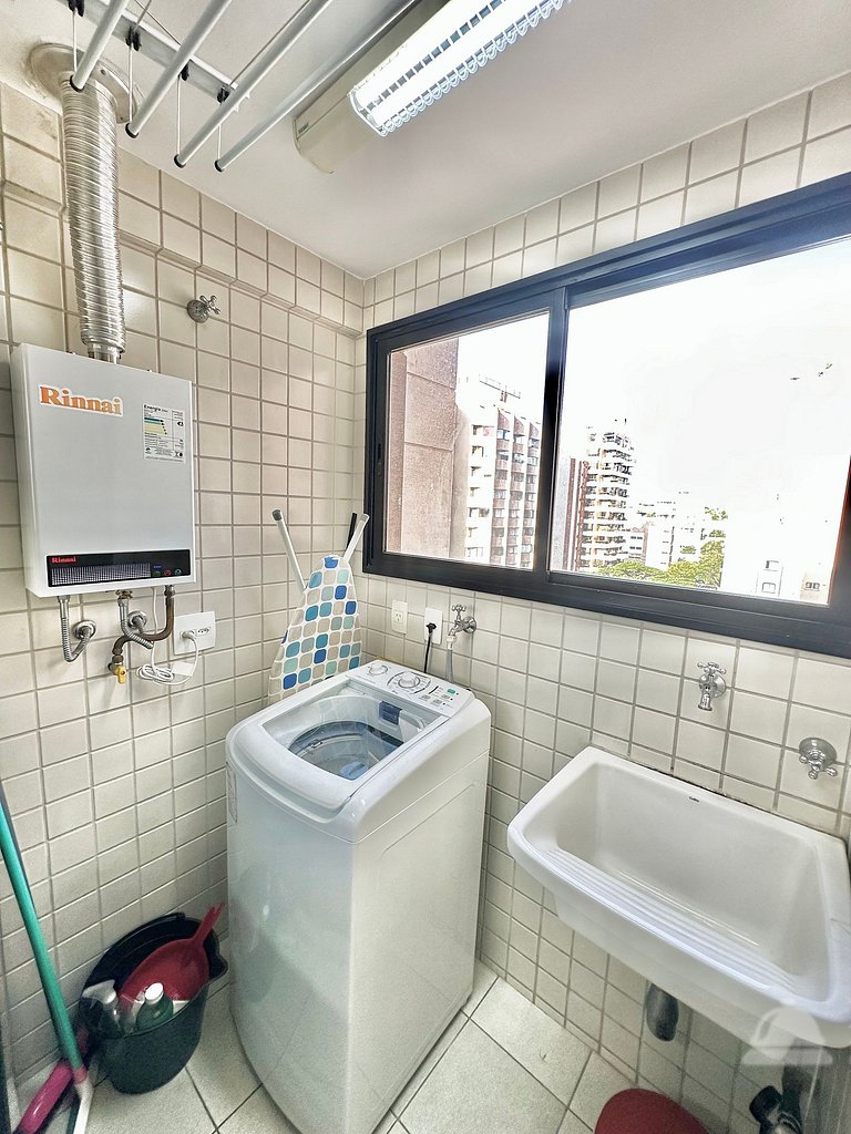 Flat Residencial Moema garagem internet limpeza e sacada