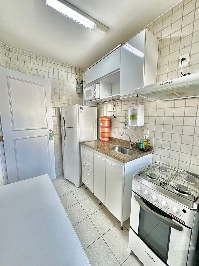 Flat Residencial Moema garagem internet limpeza e sacada