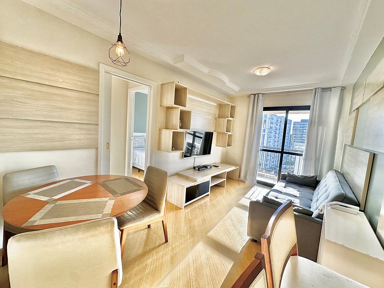 Flat residencial com serviços