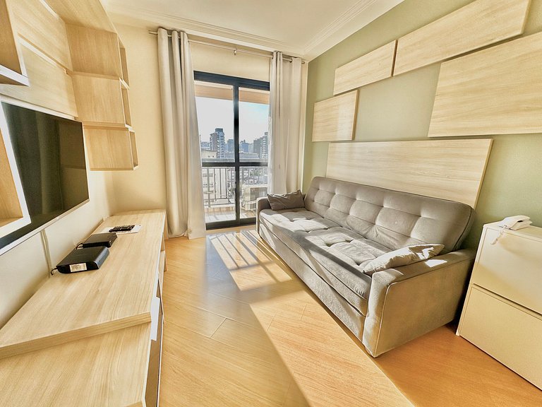 Flat residencial com serviços