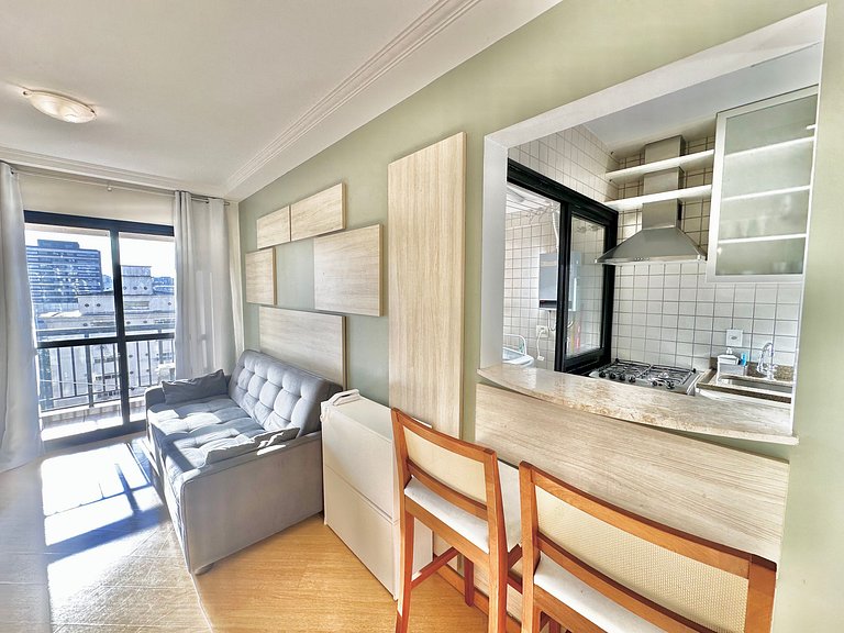 Flat residencial com serviços