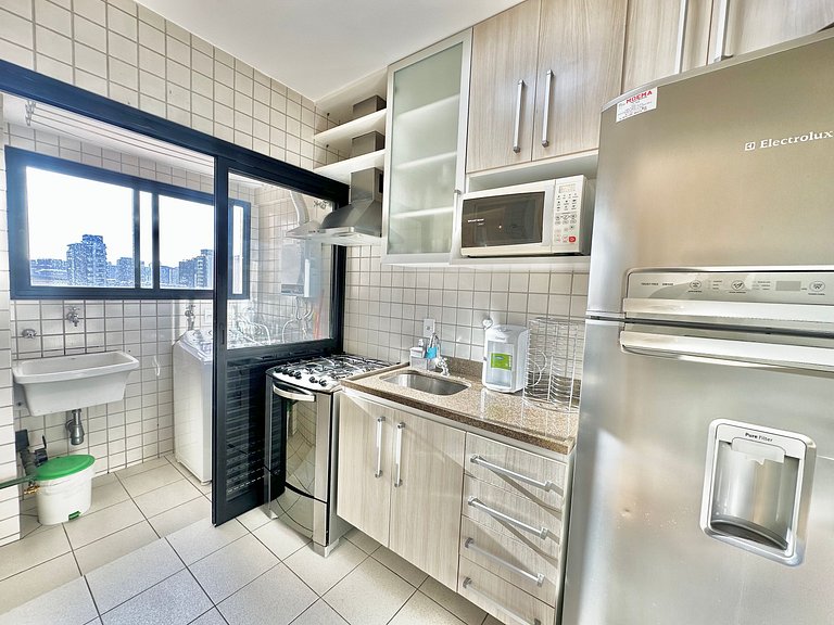 Flat residencial com serviços