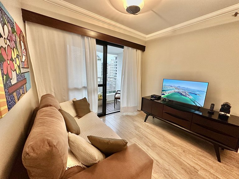 Flat Andar Alto c/ Varanda | The Palace Moema