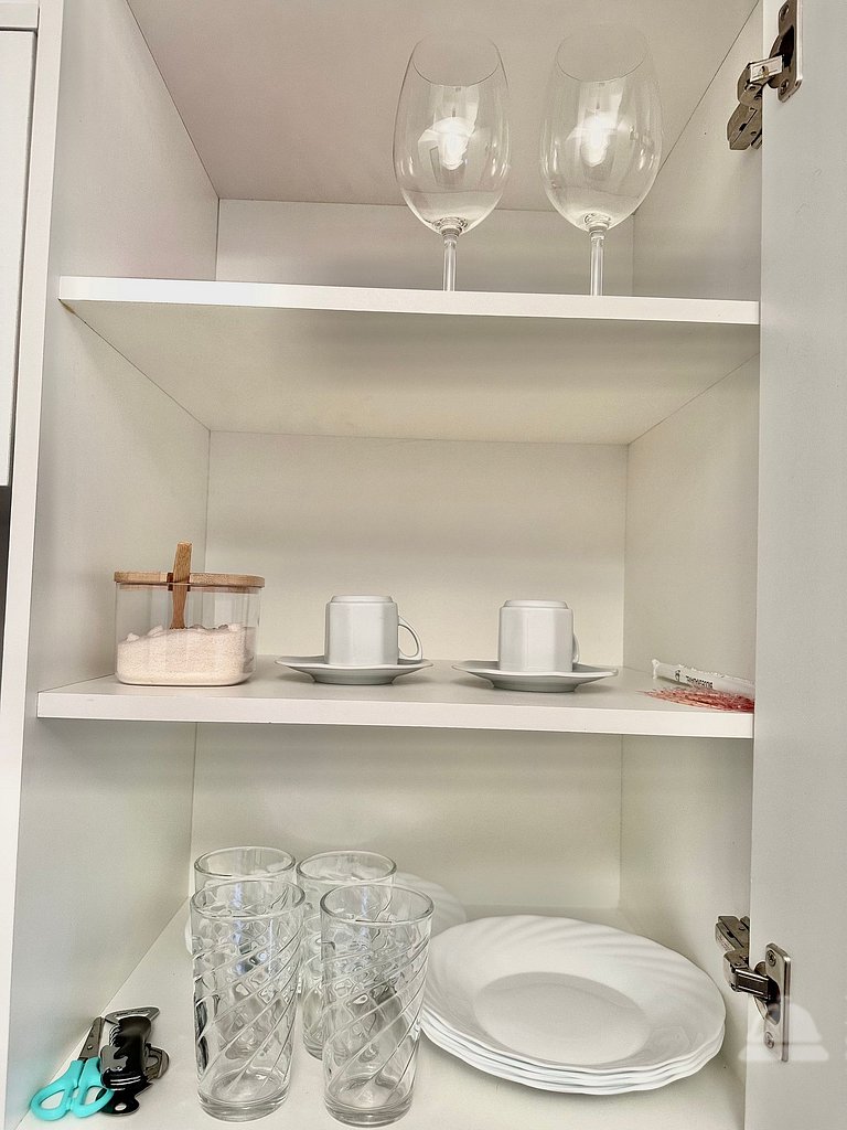 Flat Andar Alto c/ Varanda | The Palace Moema