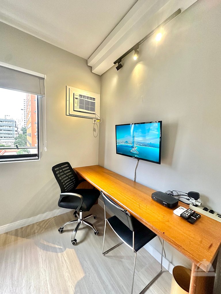 Aparthotel Qi Intelligence Moema internet e limpeza UH1206