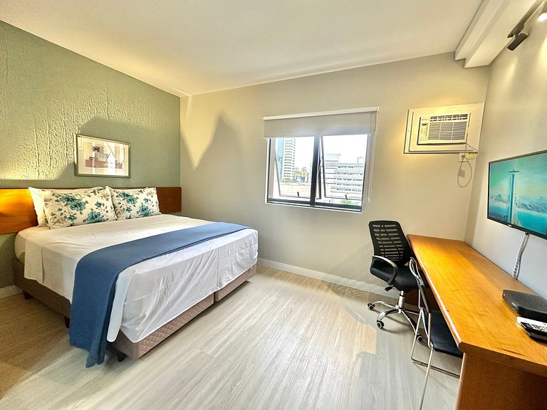 Aparthotel Qi Intelligence Moema internet e limpeza UH1206