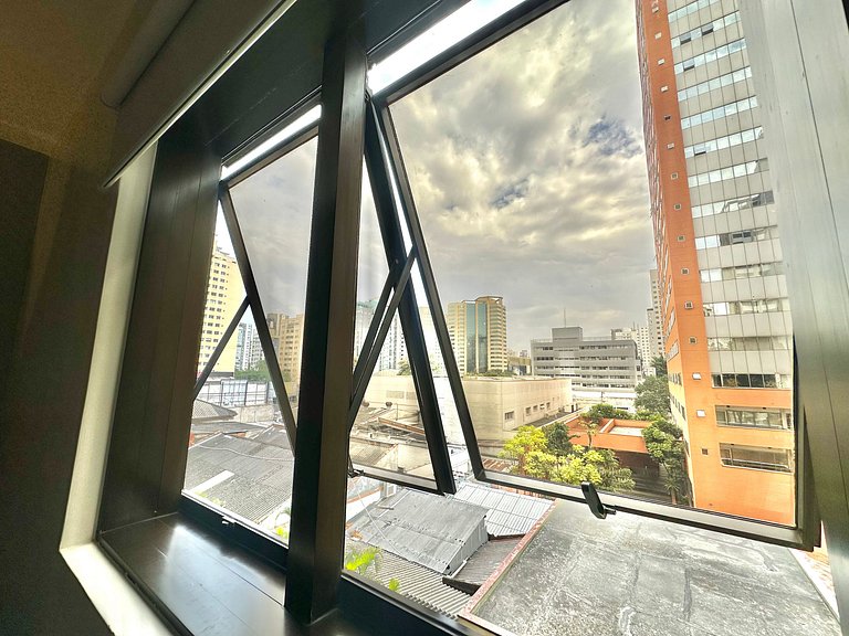 Design & Conforto: Flat Esquina da Av. Ibirapuera