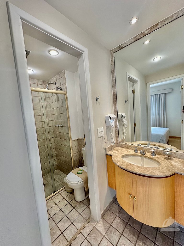 Apartamento com serviços em Moema