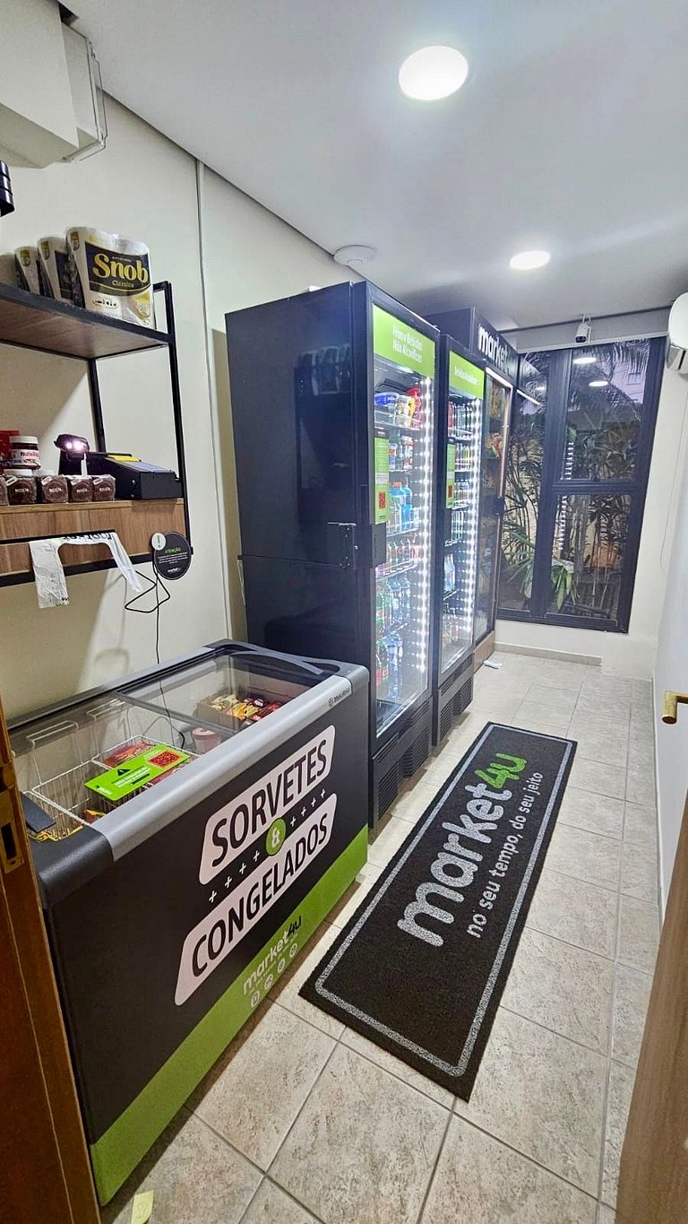 Flat luxo, Janela Antirruído, Garagem, serviços