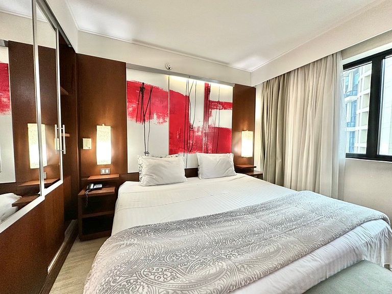 Flat International Av. Ibiraquera, 2534 ⭐⭐⭐⭐ UH815