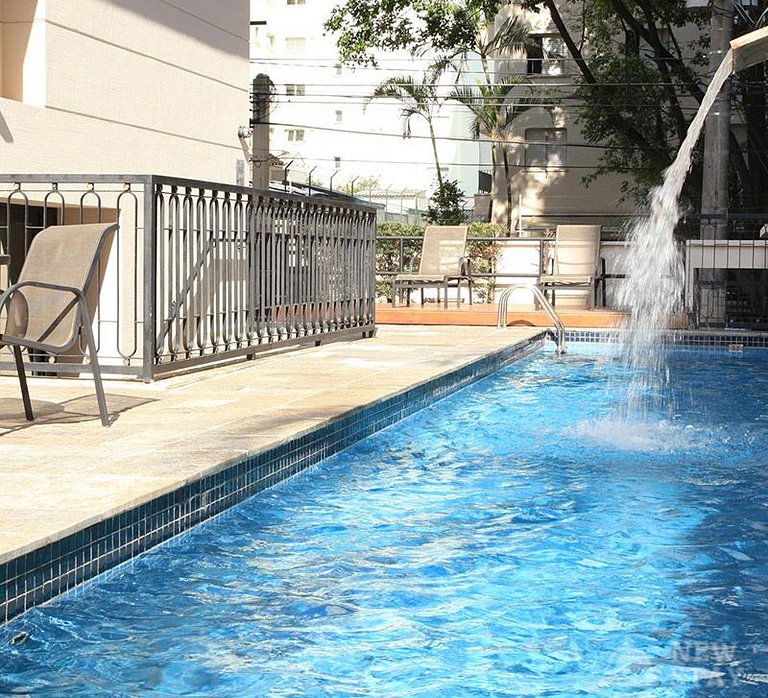 Flat residencial completo com garagem - UH 93