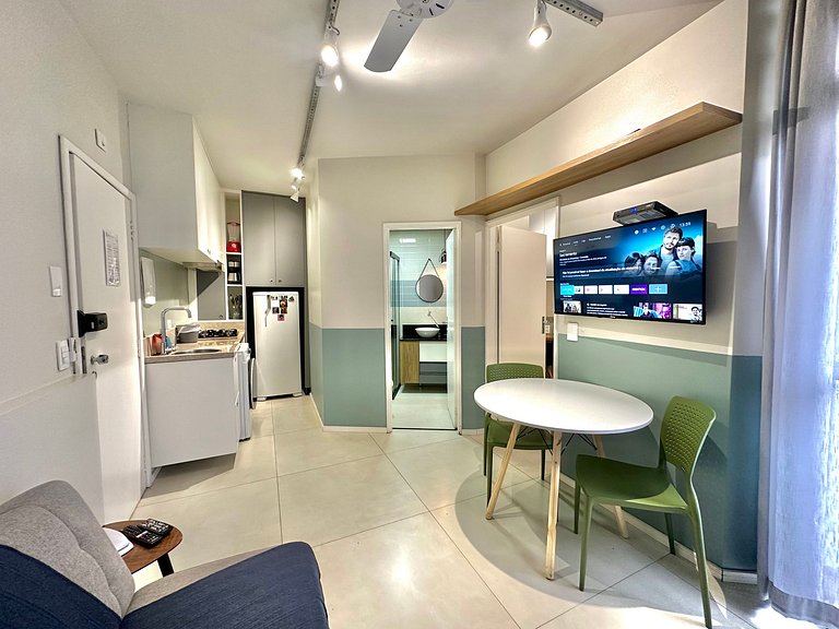 Studio Reformado ao lado Shopping Ibirapuera