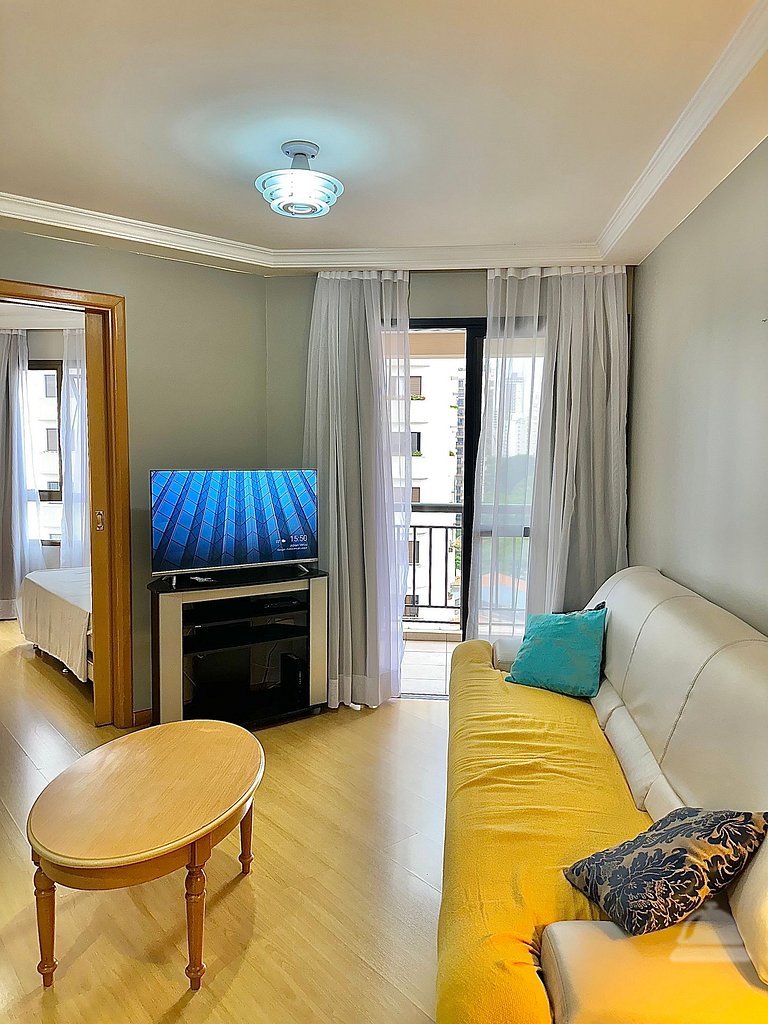 Apart-Hotel Moema c/ 2 quartos e garagem