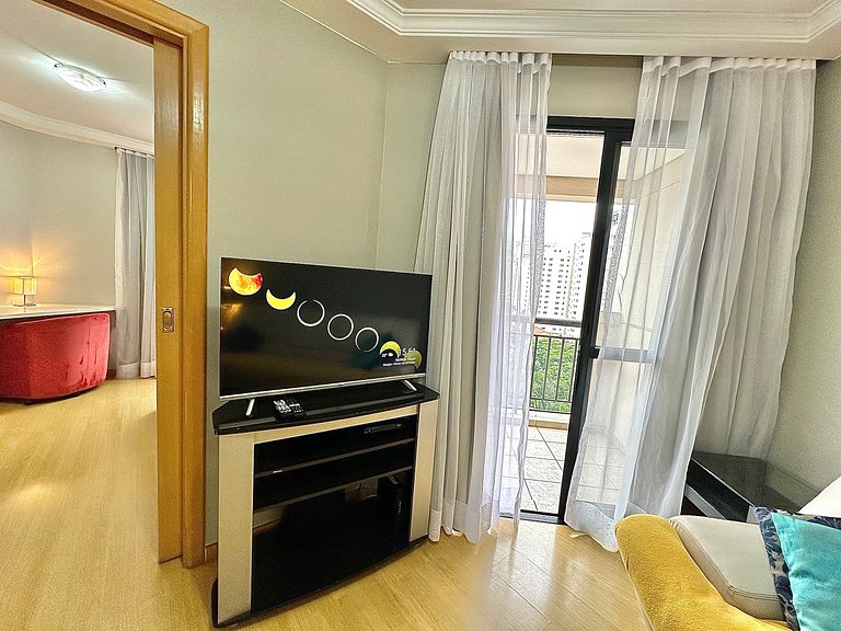 Apart-Hotel Moema c/ 2 quartos e garagem