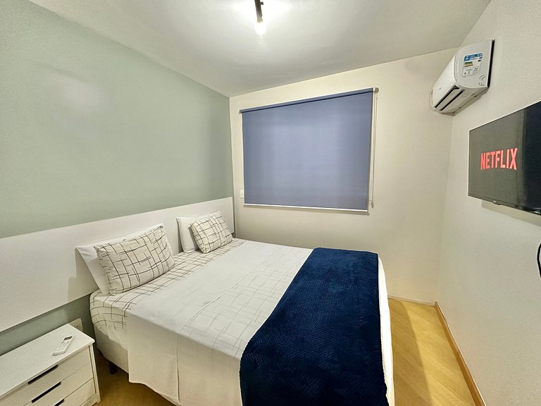 Flat residencial com serviços