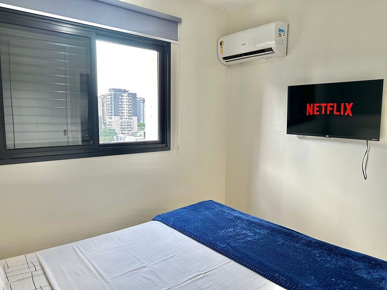 Flat residencial com serviços
