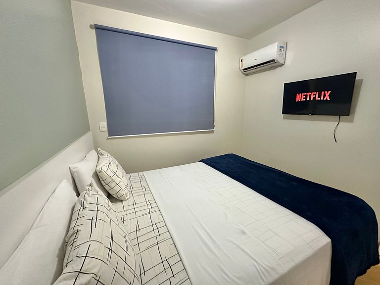 Flat residencial com serviços