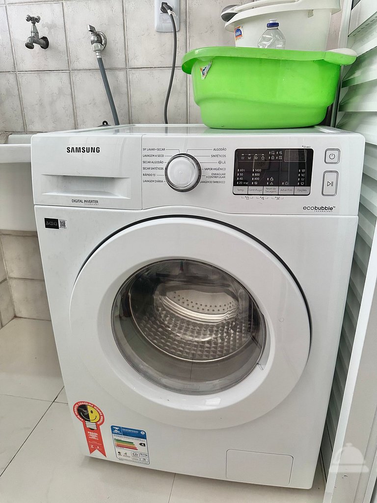 Flat Berrini 2 quartos, 2 suítes, estacionamento gratuito